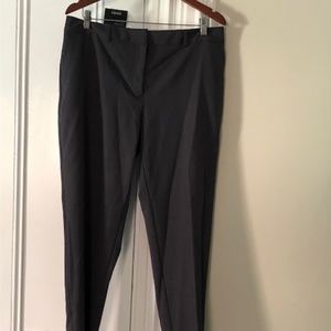 Jones New York Grace Full Length Pants, Charcoal